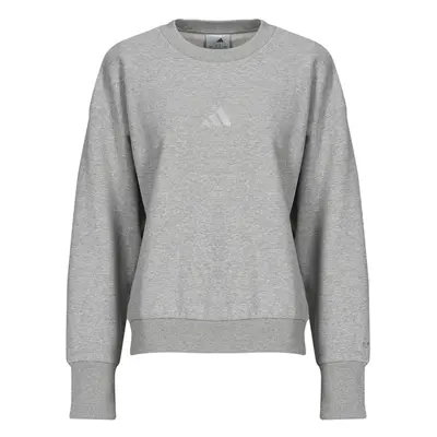 adidas ALL SZN Fleece Loose Sweatshirt Šedá