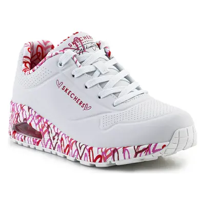 Skechers UNO-LOVING LOVE 155506-WRPK Bílá