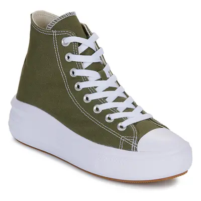 Converse CHUCK TAYLOR ALL STAR MOVE PLATFORM Zelená