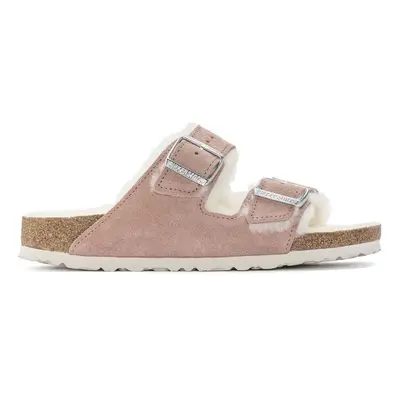 Birkenstock Arizona Shearling 1023258 Narrow - Pink Clay Růžová