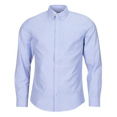 Jack & Jones JJEOXFORD SHIRT LS Modrá