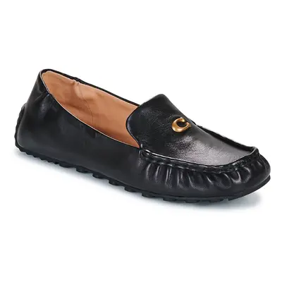 Coach RONNIE LEATHER LOAFER Černá