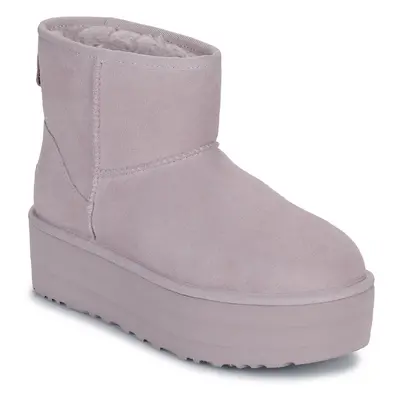 UGG CLASSIC MINI PLATFORM Růžová