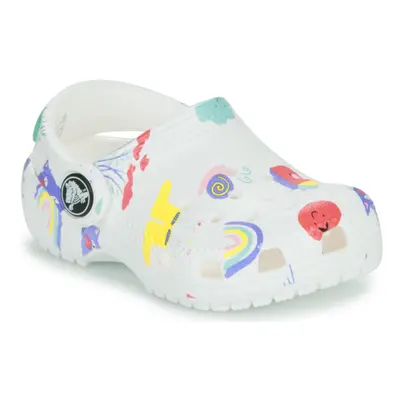 Crocs Classic Doodle Print Clog T Bílá