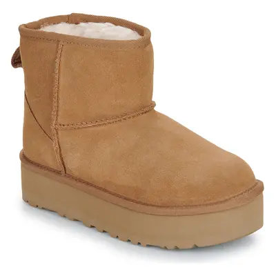 UGG CLASSIC MINI PLATFORM Hnědá