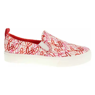 Skechers Poppy - Drippin Love white-red-pink Červená