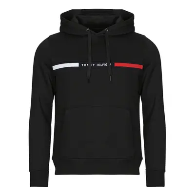 Tommy Hilfiger HILFIGER CHEST INSERT HOODY Tmavě modrá