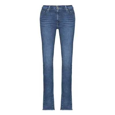 Levis 724 HIGH RISE STRAIGHT Modrá