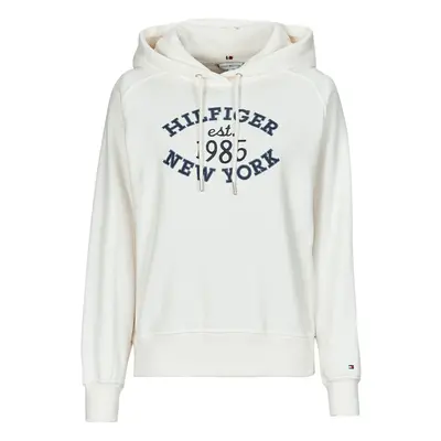 Tommy Hilfiger MDRN REG VARSITY HOODIE Bílá