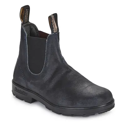 Blundstone ORIGINAL CHELSEA BOOTS WAXED SUEDE Modrá