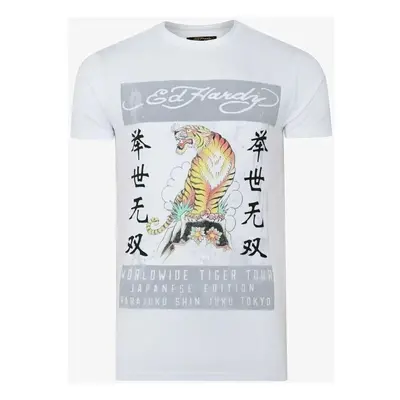 Ed Hardy Mt-tiger t-shirt Bílá