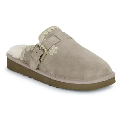 Mou SUEDE SHEEPSKIN CLOG ESKIMO Šedá