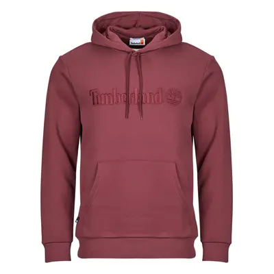 Timberland Embroidery Tonal Hoodie Bordó