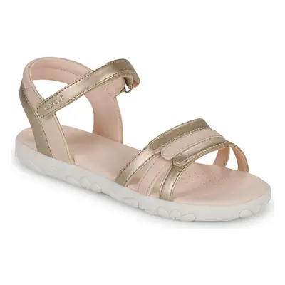 Geox J SANDAL HAITI GIRL Zlatá