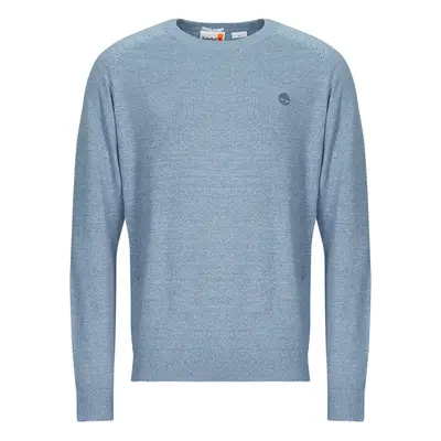 Timberland Cotton Raglan Sleeve CrewNeck Sweater Modrá