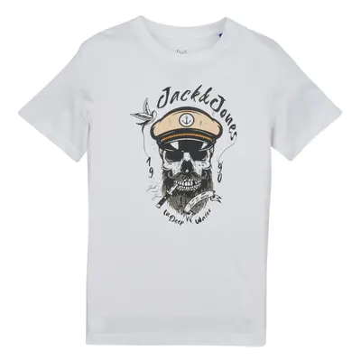 Jack & Jones JORROXBURY TEE SS CREW NECK Bílá