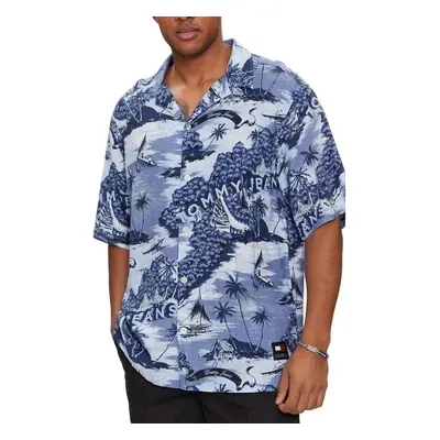 Tommy Hilfiger AO HAWAIIAN CAMP DM0DM18950 Modrá