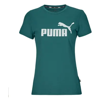 Puma ESS LOGO TEE Modrá