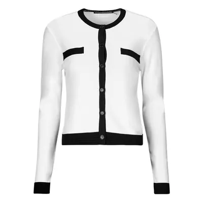 Karl Lagerfeld CLASSIC LSLV CARDIGAN Bílá