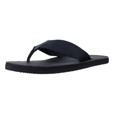 Tommy Hilfiger LEATHER BEACH SANDAL Modrá