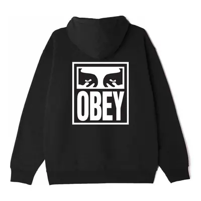 Obey eyes icon hood Černá