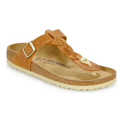 Birkenstock Gizeh Braided LEOI Cognac Hnědá