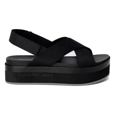 Calvin Klein Jeans FLATFORM SLIN YW0YW01362 Černá