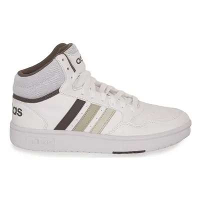 adidas HOOPS 3 MID K Bílá