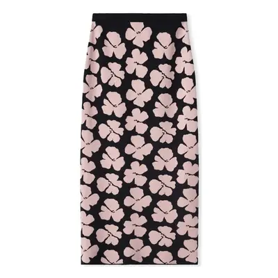 Compania Fantastica COMPAÑIA FANTÁSTICA Skirt 10235 - Flowers Černá