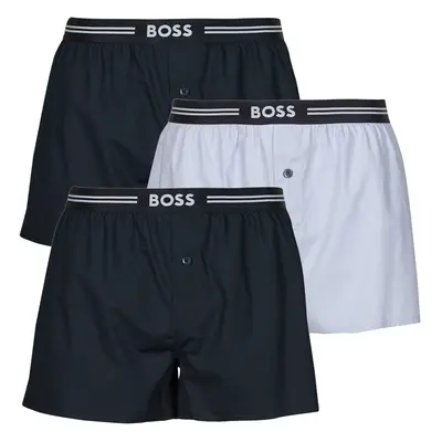 BOSS 3P Woven Boxer Modrá