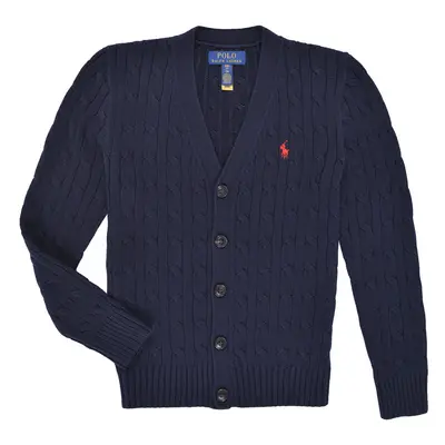 Polo Ralph Lauren CABLE CARDI-SWEATER-CARDIGAN Tmavě modrá