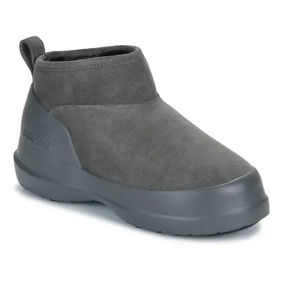 Moon Boot MB LUNA LOW BOOT SUEDE Šedá