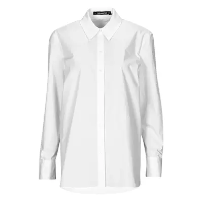 Karl Lagerfeld SIGNATURE TUNIC SHIRT Bílá