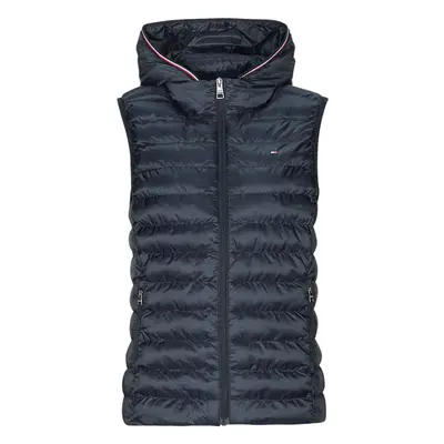 Tommy Hilfiger LW PADDED GLOBAL STRIPE VEST Tmavě modrá