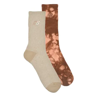 New Balance TIE DYE MIDCALF SOCKS 2 PACK Bordó