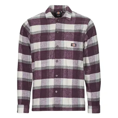 Dickies PLAID COALING LS SHIRT Fialová