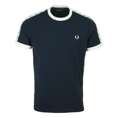 Fred Perry Taped Ringer Modrá