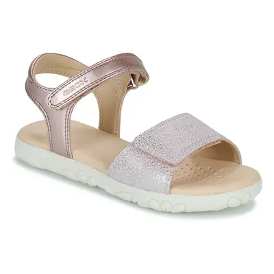 Geox J SANDAL HAITI GIRL Růžová