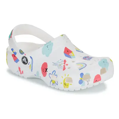 Crocs Classic Doodle Print Clog K Bílá