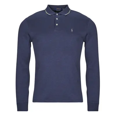 Polo Ralph Lauren POLO COUPE DROITE AJUSTEE EN PIMA COTON Tmavě modrá