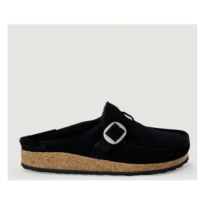 Birkenstock Buckley Shearling Suede Leather 1018126 Černá