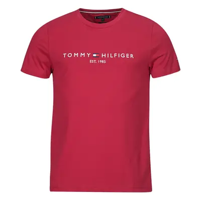 Tommy Hilfiger TOMMY LOGO TEE Bordó