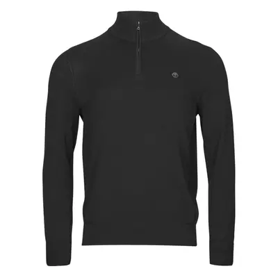 Timberland Cotton YD 1/4 Zip Sweater Černá