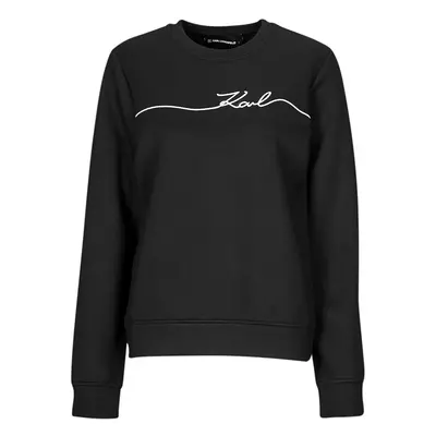 Karl Lagerfeld SEASONAL LOGO SWEATSHIRT Černá