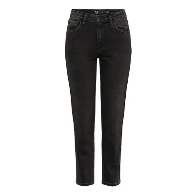 Y.a.s YAS Noos Calças Zeo - Dark Grey Denim Šedá