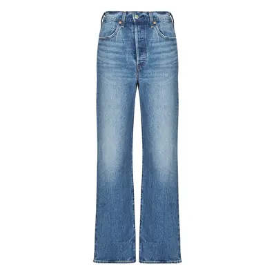 Levis RIBCAGE STRAIGHT ANKLE Modrá