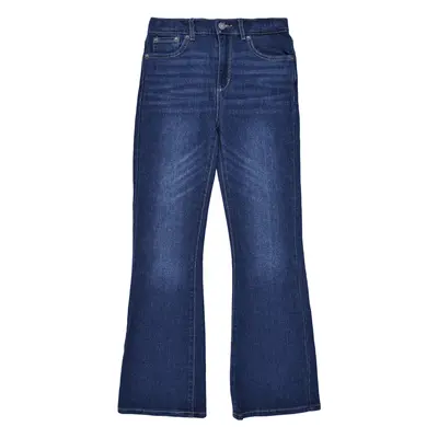 Levis LVG 726 HIGH RISE FLARE JEAN Modrá