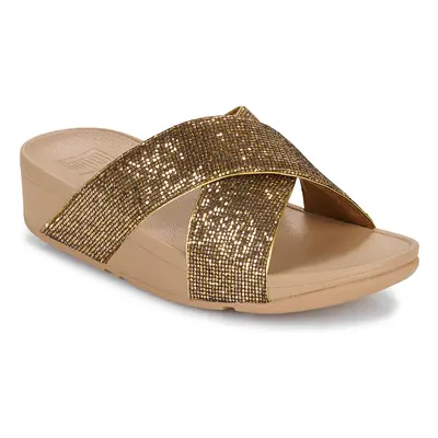 FitFlop LULU CROSS SLIDE Zlatá