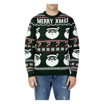 Only & Sons ONSXMAS SANTA JAQ REG CREW KNIT 3994 22023994 Zelená