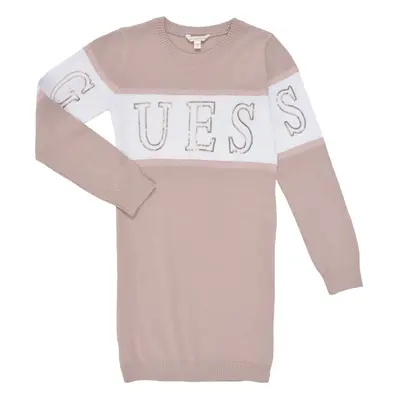 Guess SWEATER DRESS Růžová